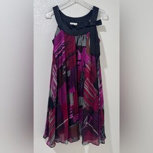 Amanda Lane Multicolor Sleeveless Scoop Neck Sundress.